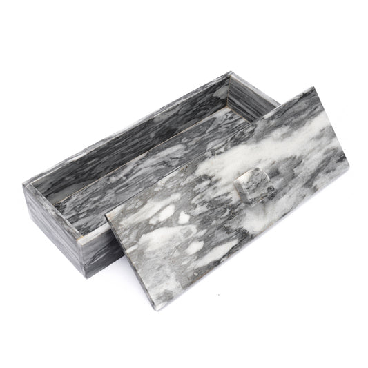 Marble box with lid